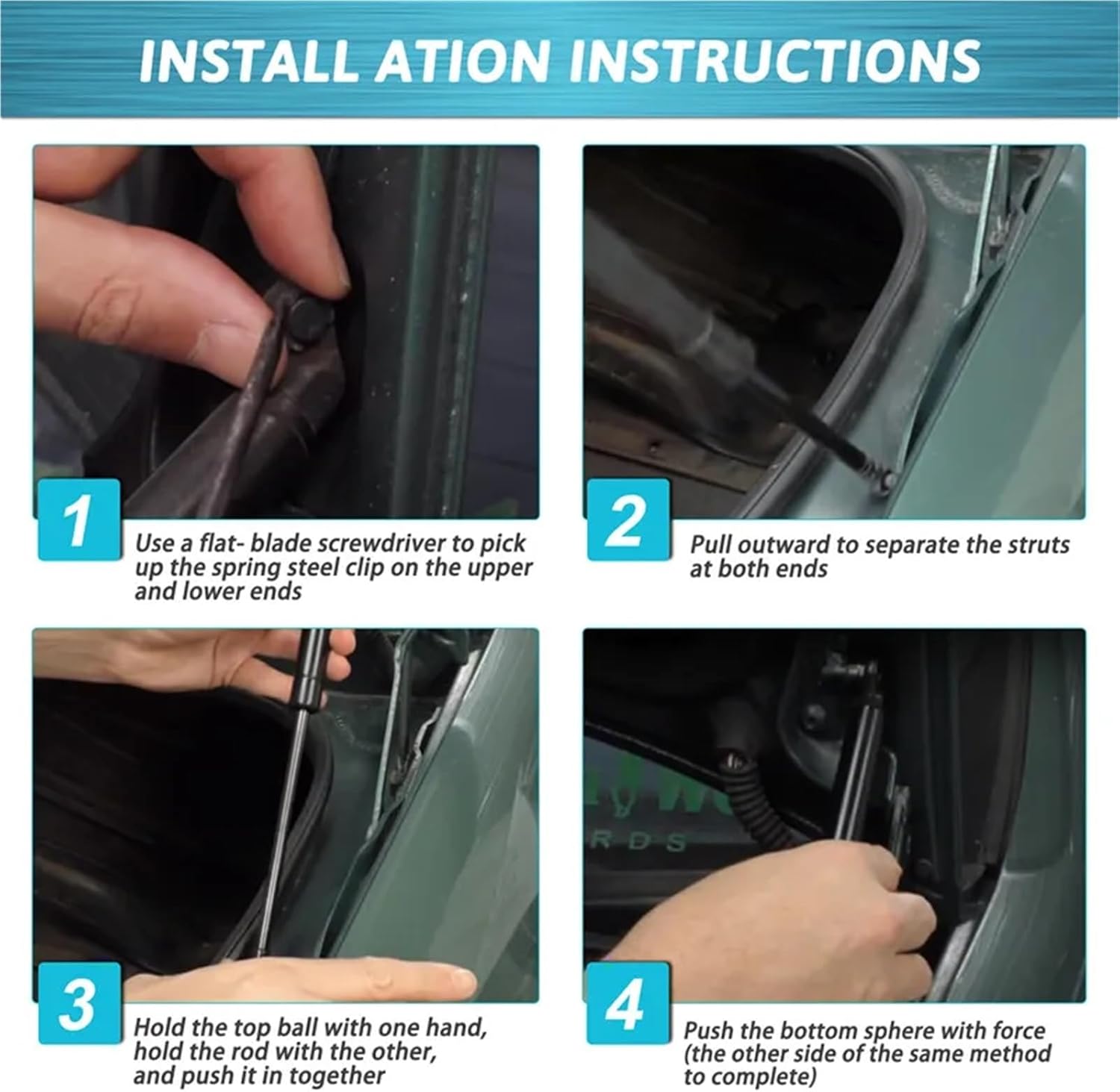 Car Trunk Struts 2Pcs/Set Fit for BMW E38 740i 750iL 740iL 1994-2001 Car Rear Trunk Gate Lift Gas Spring Support Struts Shock Springs Prop Rod Steady