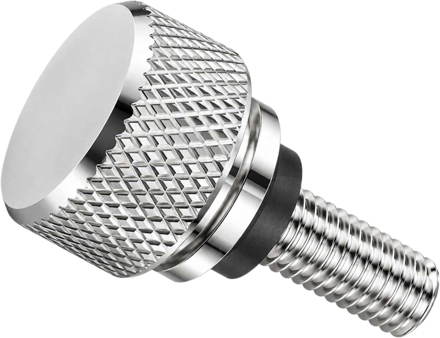Chrome Stainless Steel Seat Bolt Screw Compatible with Harley Softail Sportster Touring 1996-2025, 2PCS