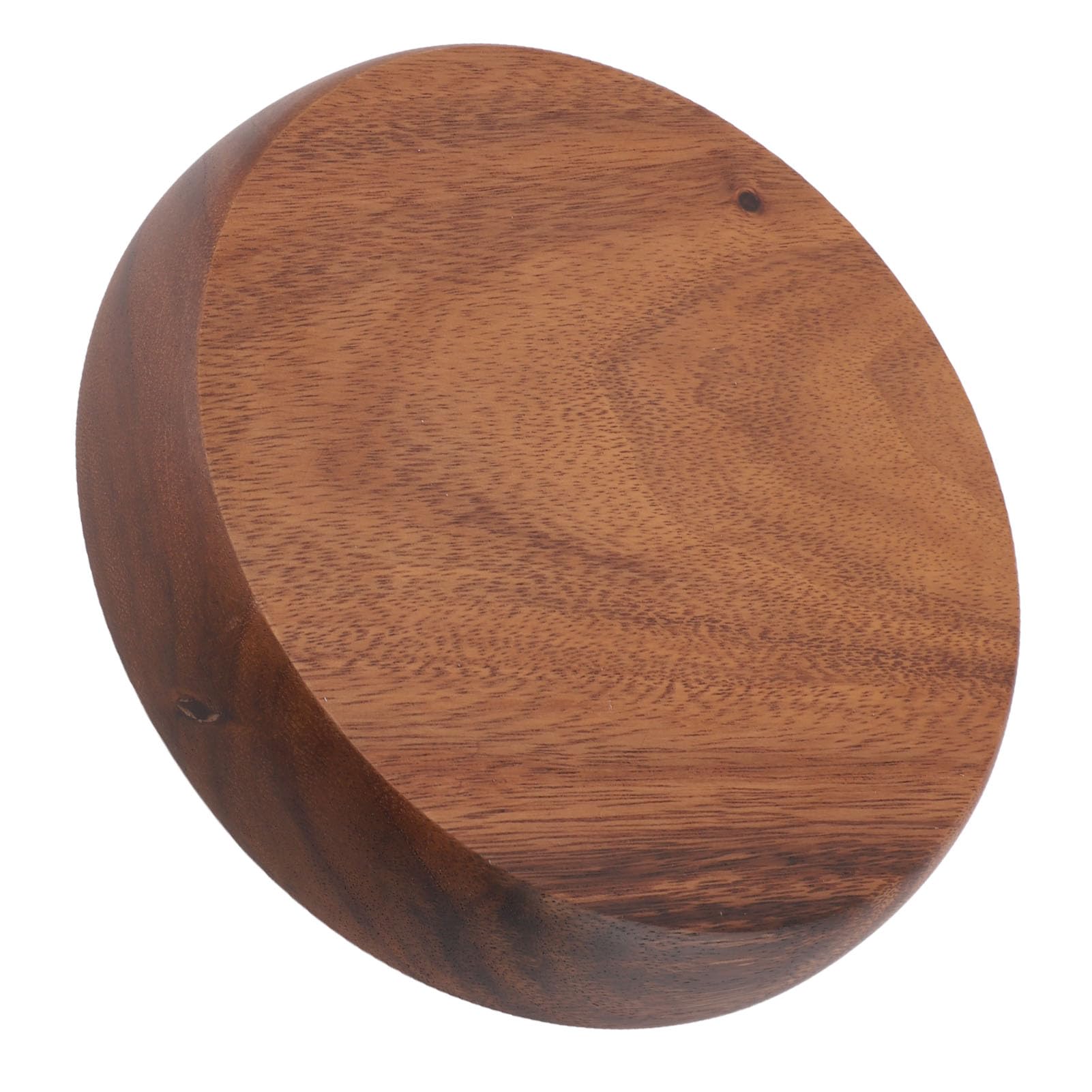Serviertablett aus Holz, handgeschnitzt, Mehrzweckplatte für Obst und (Großes Fach Oval)