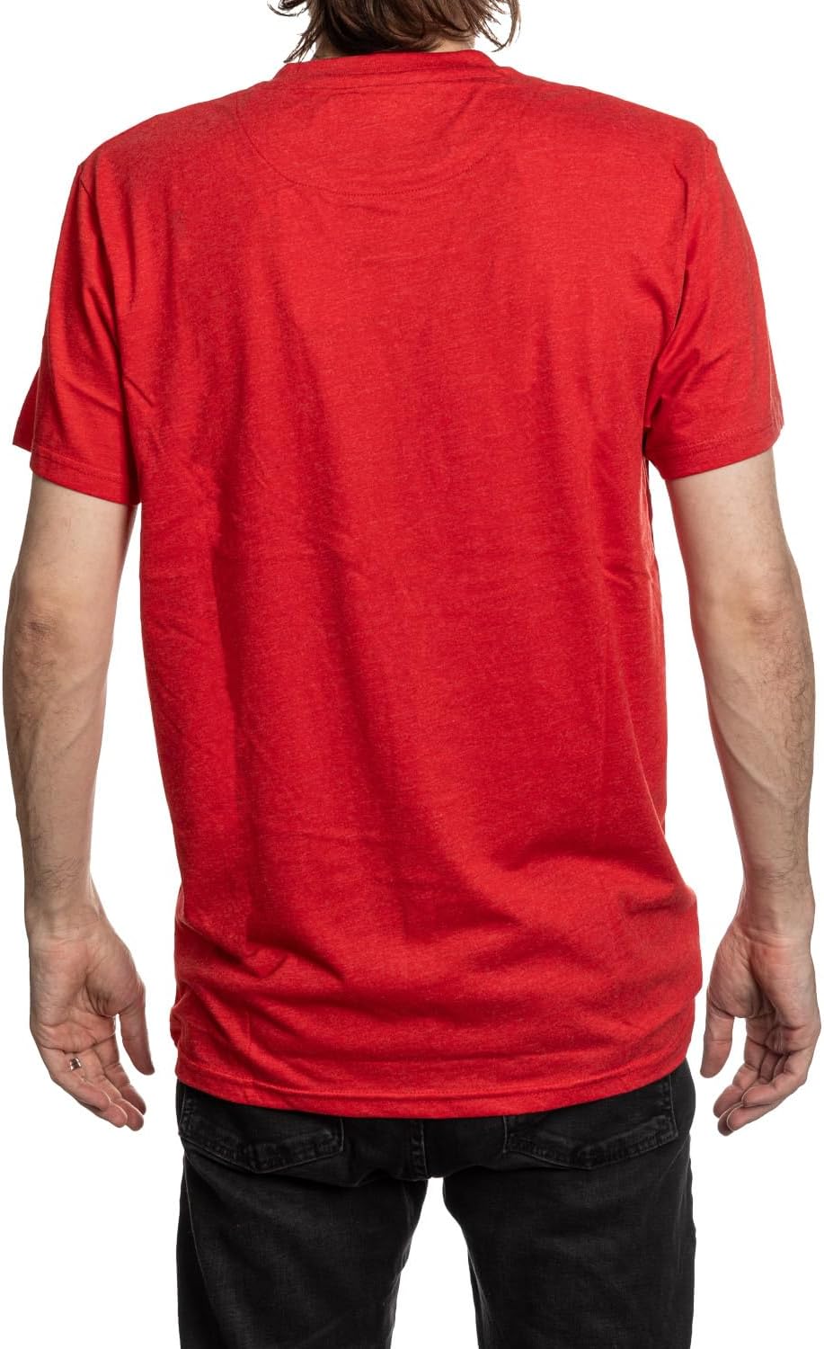 Calhoun NHL Surf & Skate Mens Vintage Style Distressed Heather Tone Rustic T-Shirt - Image 2