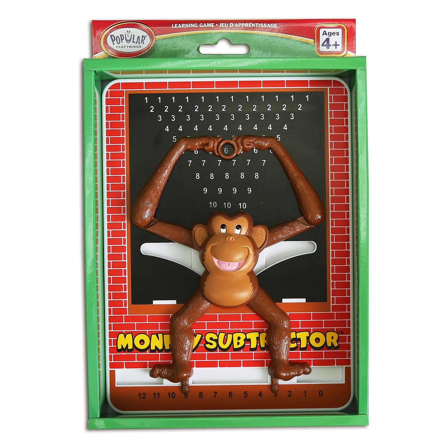 POPULAR PLAYTHINGS Monkey Subtraction Calculator, Math Learning Toy for Children Ages 4 and Older - Image 2