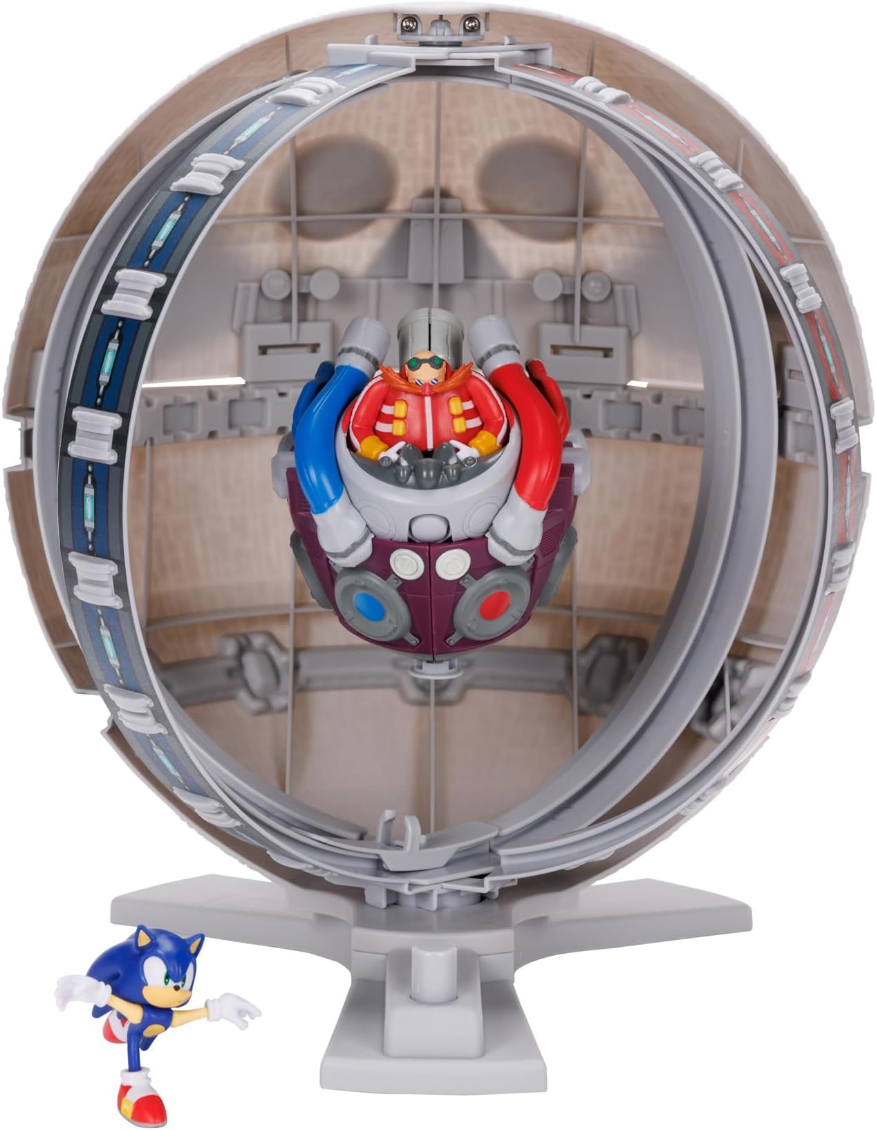 Sonic the Hedgehog Death Egg Playset with 2.5" Sonic Action Figure Included. Recreate Epic Battles From With This For Any Fan.