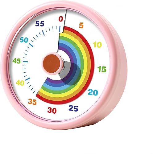 Temporizador visual para niños, temporizador de tiempo de 60 minutos, temporizador para niños, para aula, oficina en casa, temporizador de cuenta