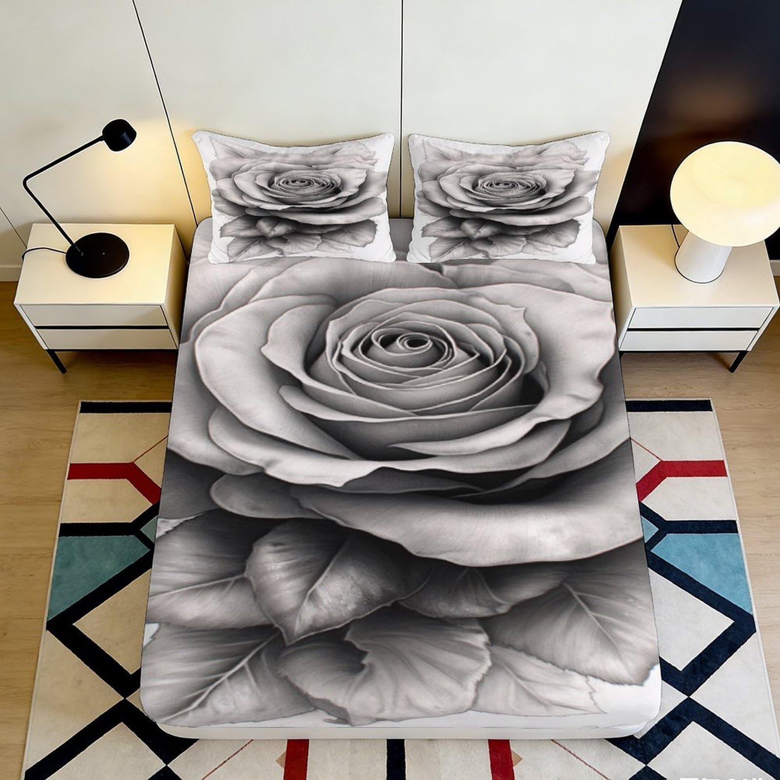 Qjzxknhpgr Style-6 3D Printed Fitted Sheet Microfiber Galaxy Starry Sky Bed Cover For Bedroom, Dorm, And Guest Room Protection And Decoration 90X200x25cm