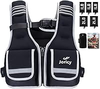 Vista 7 de Chaleco con peso ajustable para mujer, 5-12 libras, 9-16 libras, 17-24 libras, 23-30 libras, chaleco de peso con rayas reflectantes, chaleco