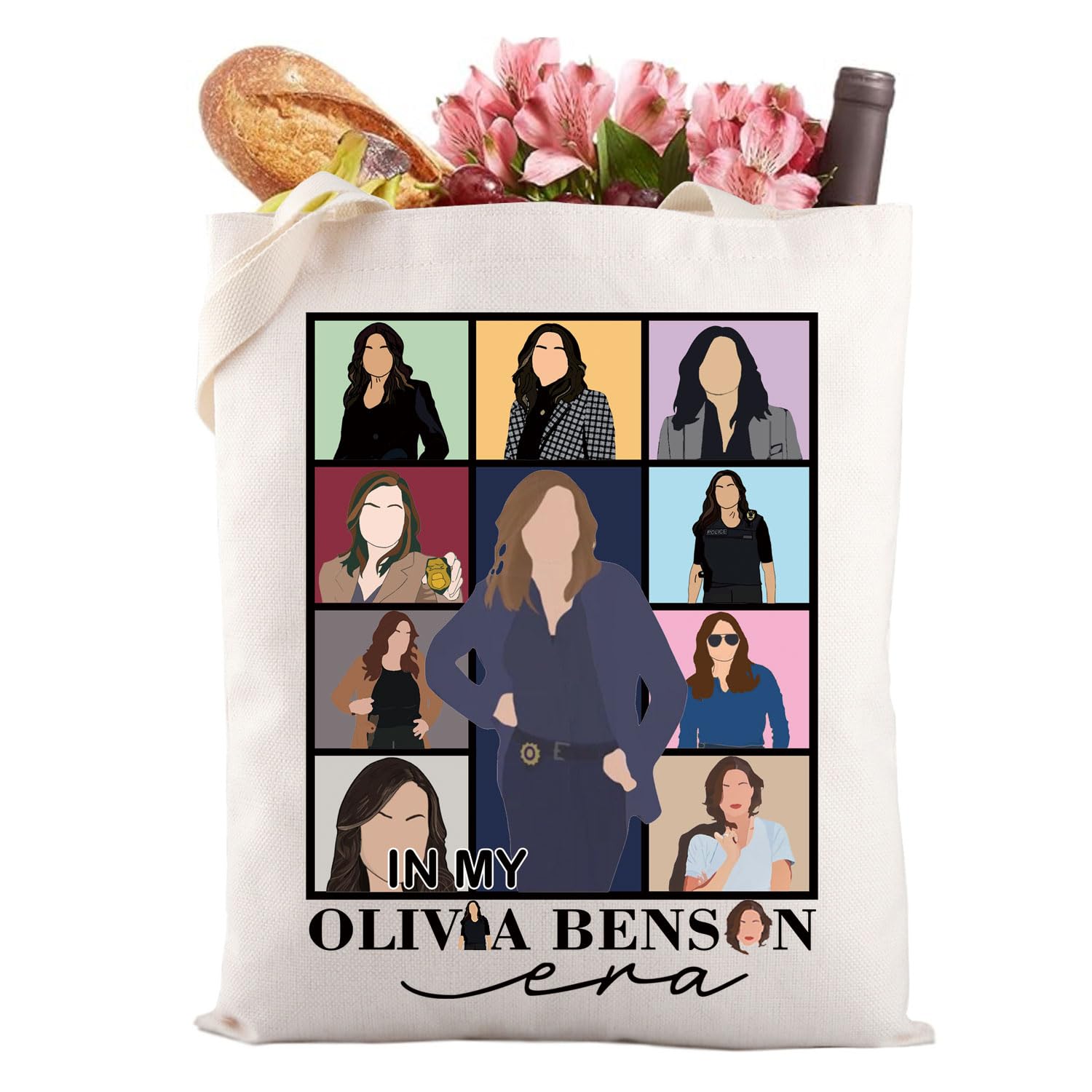 Gzrlyf O-Besonn Tote Bag Law Tv Show Fans Gift DunDunn Law Themed Tote Bag