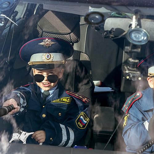 Miniatura 7 de Juego de 6 juguetes de policía, accesorios de detectives para niños, disfraces de oficial de policía con gafas de sol, insignias, esposas, bastón de