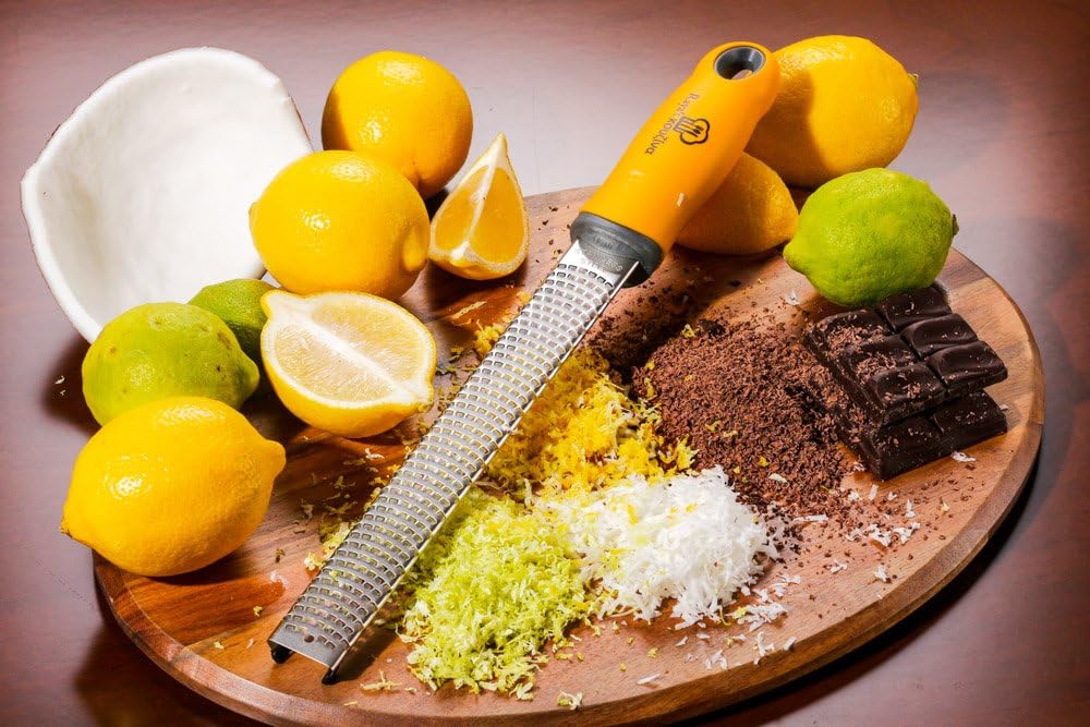 Rayas Kitchen Premium 2 in 1 Zester Grater. Lemon Zester and Cheese Grater