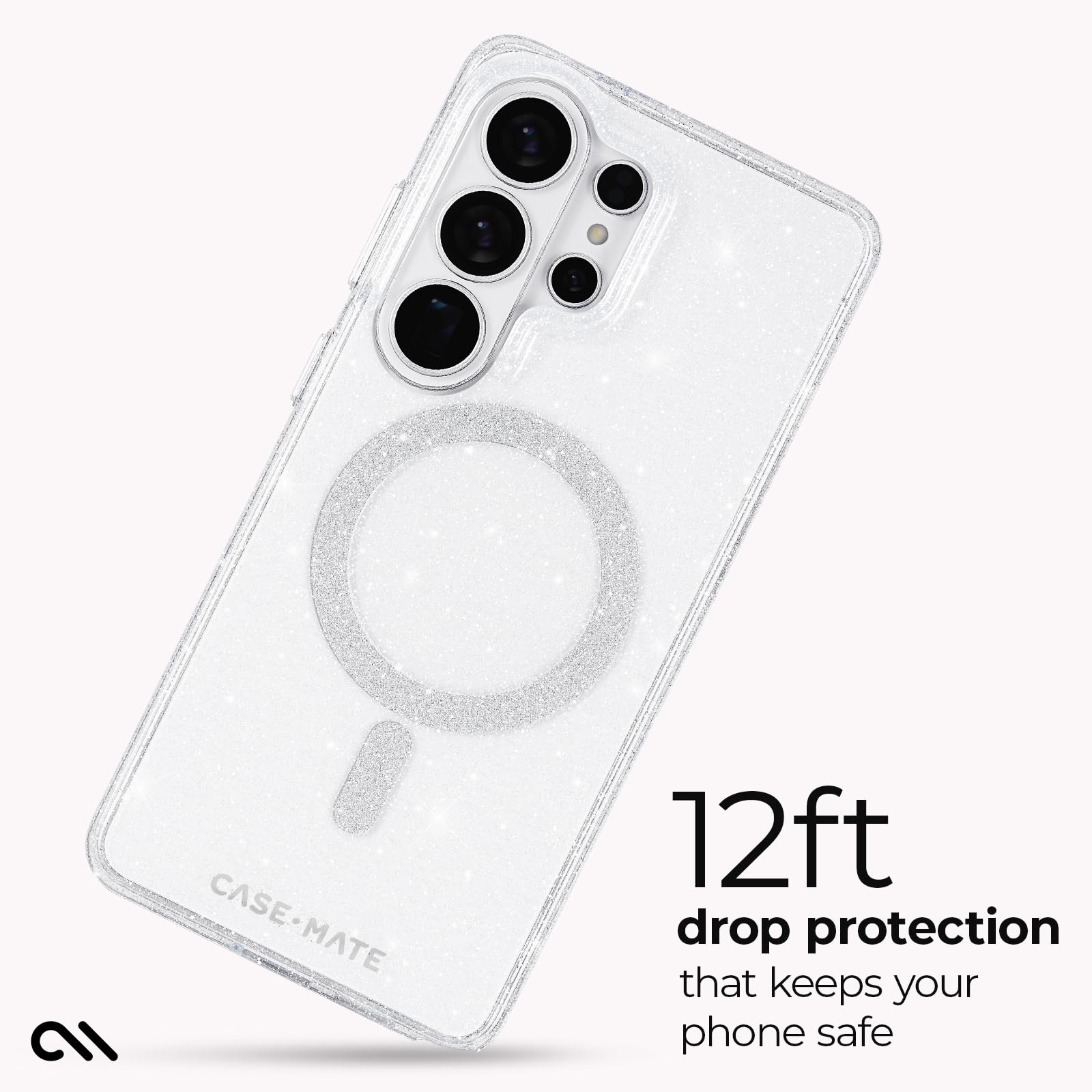 Case-Mate Etui na telefon Samsung Galaxy S26 Ultra [ładowanie magnetyczne i bezprzewodowe] - stylowe błyszczące etui na telefon z ochroną przed upadkiem 3,7 m - magnetyczne etui do Samsung Galaxy S26