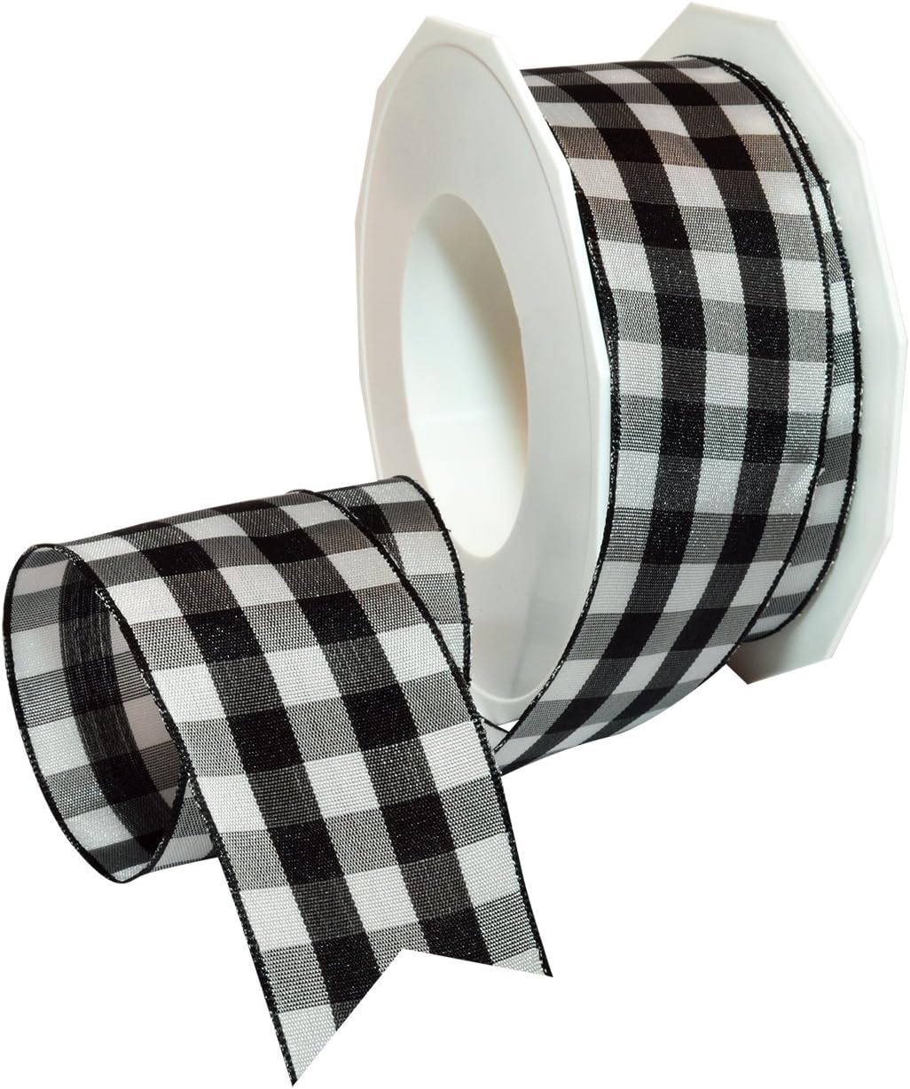 Morex Ribbon Karo Wired Ribbon, 1-1/2" by 22 yd, Royal Blue
