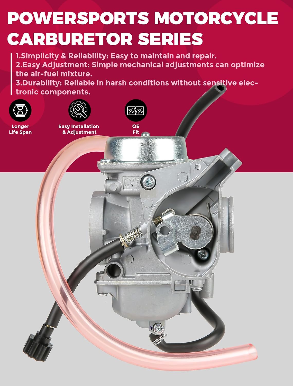 Carburetor For Kawasaki Brute Force 300 KVF300C 2012-2023 15004-Y004