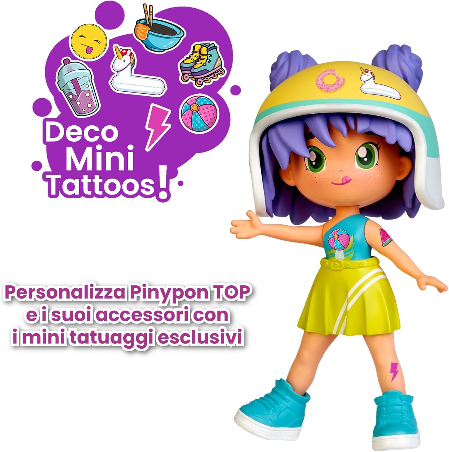 Moto Girl, Articulated Figure of Arms and Legs, Set of Girl Top with Her Bike, Includes Helmet and Glasses, Interchangeable Clothes and Shoes, Double Sided and Decoration, +4 years, Famous