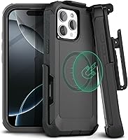 Vista 12 de MOTIVE Funda diseñada para iPhone 15 con clip para cinturón, funda magnética compatible con Magsafe, resistente y protección de grado militar