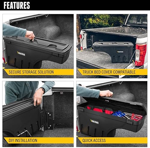 Miniatura 3 de Undercover SwingCase - Caja de almacenamiento para cama de camión  SC205P SC205D  Compatible con Ford F-250350 Super Duty 2017 - 2023