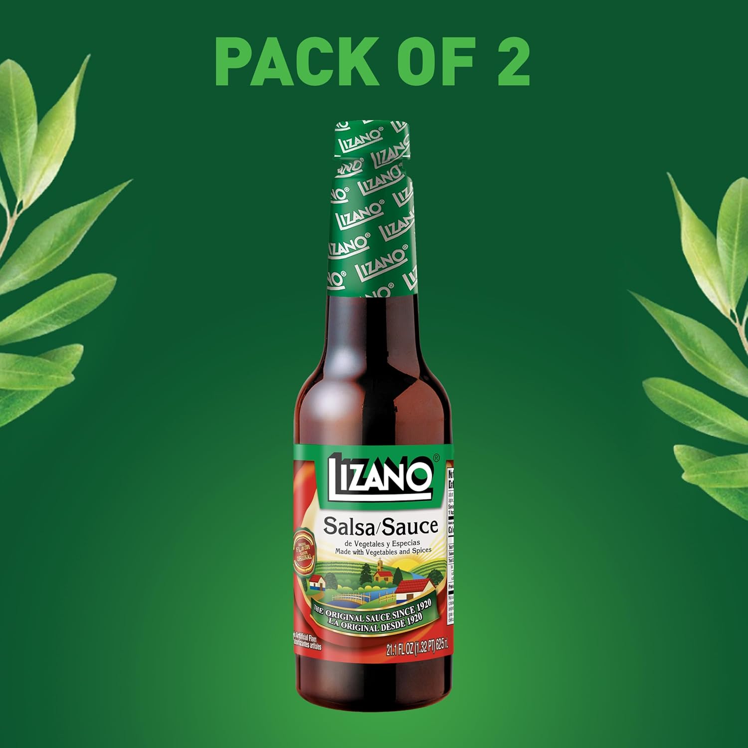 Lizano Salsa Sauce With Vegetables and Spices, 21.1 fl oz (Pack of 2) image 3