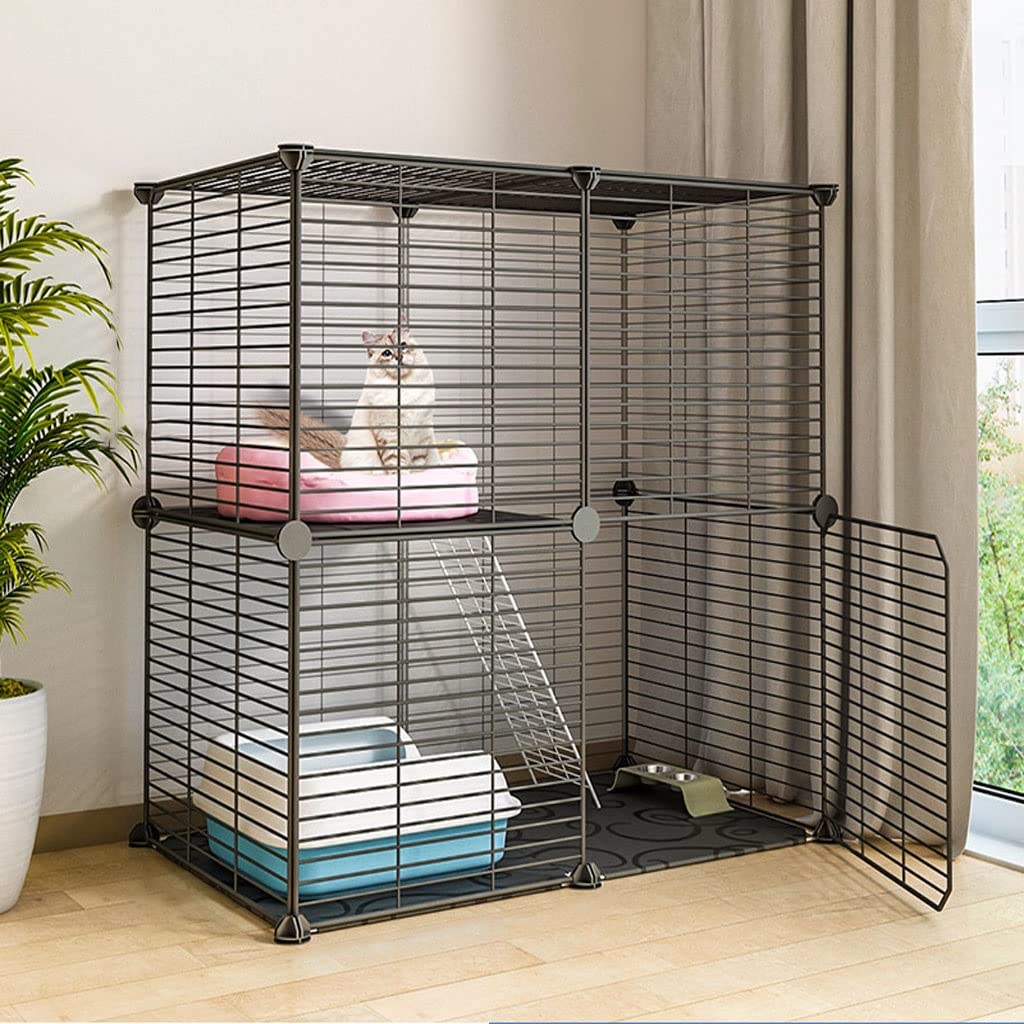 Grand enclos pour chat modulable et parc à chat amovible