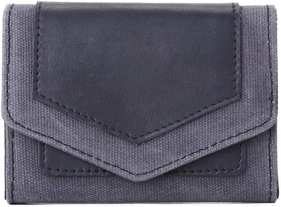 Pickup Bag Oil Wax Canvas Cowhide Large Capacity Credit Card Zero Wallet Multi Functional Men's(Orange)