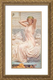 ArtDirect Moore, Albert Joseph 17x24 Gold Ornate Framed Art Print with Double Matting Titled: Silver