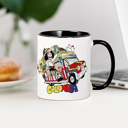 Miniatura 3 de CafePress Colombian Chiva Mug Taza de café de cerámica de 11 oz (11.0 fl oz)