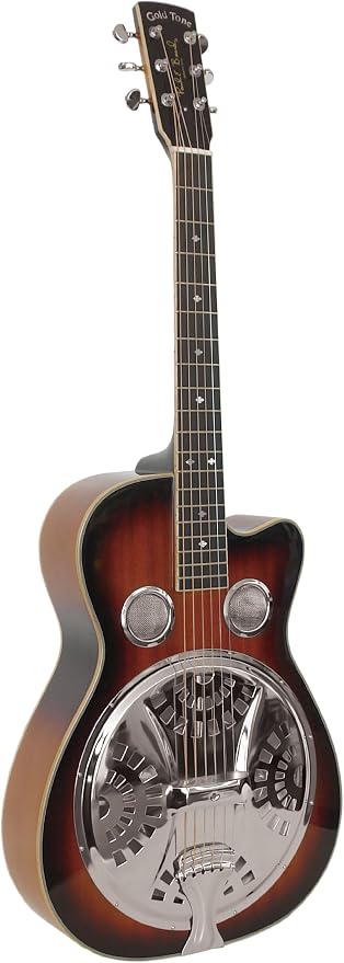 Amazon.com: Guitarra resonadora de cuello redondo de Paul Beard Signature  Series PBR-CA de tono dorado (caoba vendimia), Sunburst : Instrumentos  Musicales