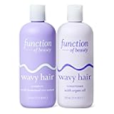 Function of Beauty Wavy Hair Shampoo & Conditioner Set - Sulfate-Free Shampoo & Conditioner Duo for Natural Wavy Texture - Lightweight, Anti-Frizz, Strengthening & Hydrating - Hair Care Products