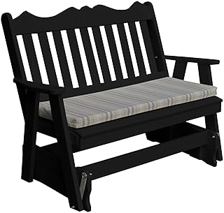 A&L Furniture Company Royal English Recycled Plastic 5ft Glider Chair - Lead TIME to Ship 3 Weeks