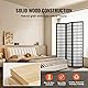 VEVOR Room Divider, 3 Panel Japanese Room Divider, Wood Folding Privacy Screen Indoor, Japanese Partition Dividers Portable Decoration Screens, for Room Separation Home Office Restaurant & Bedroom