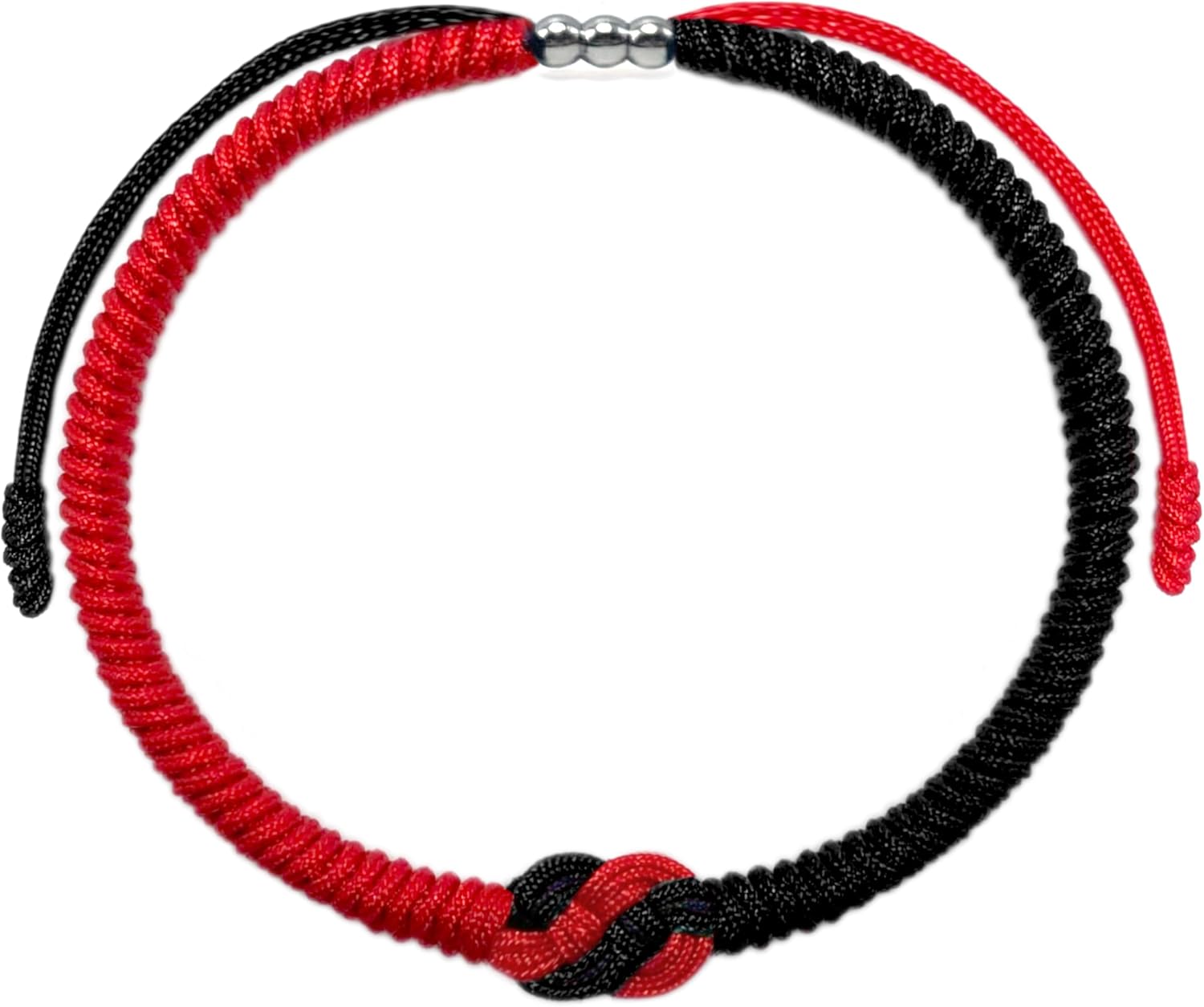 LAMIBEE Infinity Love Multicolor Bracelet for Men Women, Tibetan Lucky Amulet Knot Bracelet, Woven Thread String for Friend and Couple, Peace and Protection