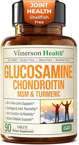 Glucosamina Condroitina MSM - Suplemento de apoyo articular para mujeres y hombres con sulfato de glucosamina 1500 mg, condroitina y MSM - para