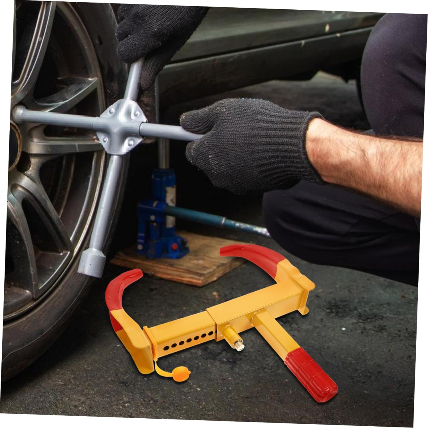 Trailer Wheel Locks Wheel Lock for Trucks Trailer Security Theft Clamp