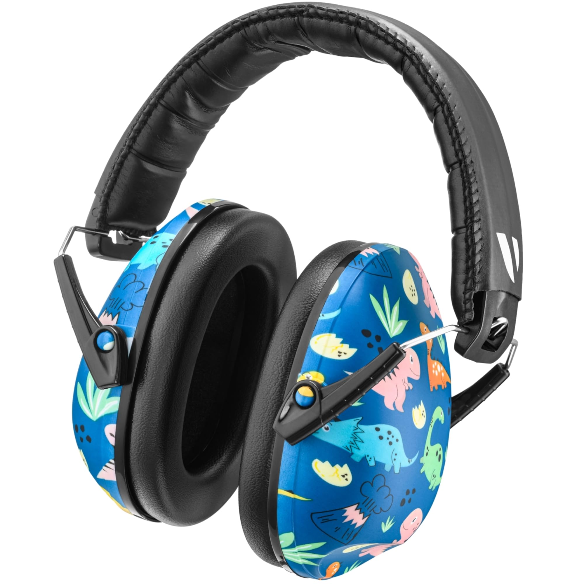 Vanderfields Auriculares con cancelación de ruido prémium Protección auditiva con reducción de sonido de amplio espectro de 32 dB a 2000 Hz - Kopfhörer Kinder 3-12 - Dinosaurier Club