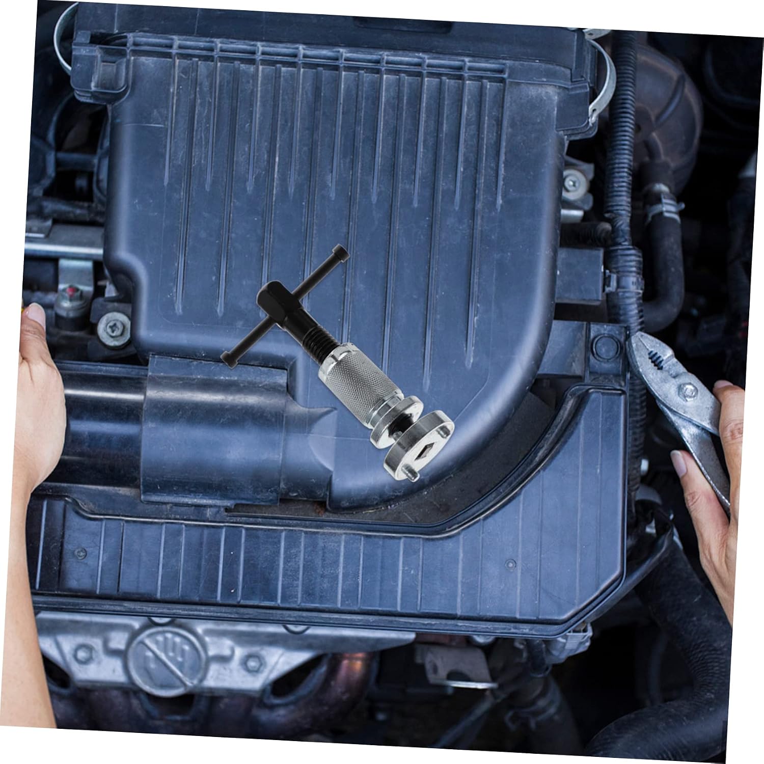 Unomor Brake Piston Compressor Tool Caliper Piston Compression for Easy Pad Removal Sturdy Construction