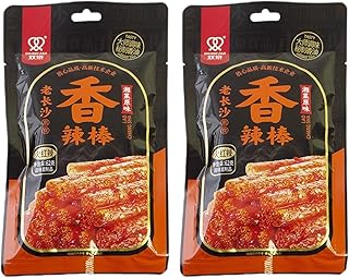 JTEDZI Latiao Spicy Strips, Chinese Spicy Sticks 2.2oz/62g (Pack of 2)