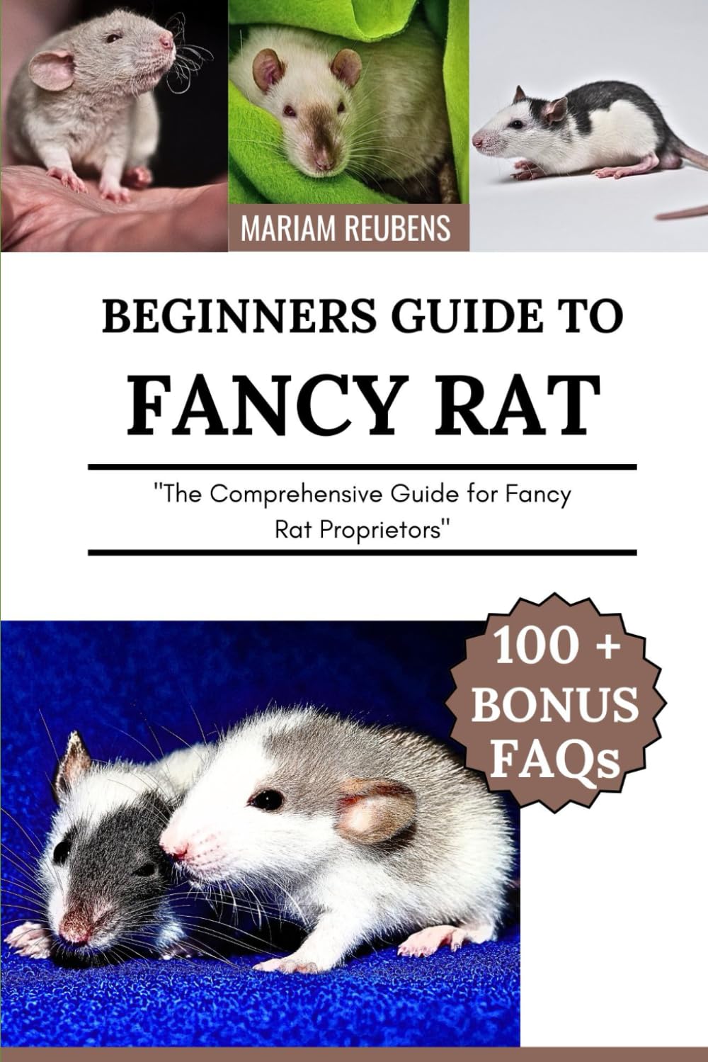 BEGINNERS GUIDE TO FANCY RAT: "The Comprehensive Guide for Fancy Rat Proprietors"