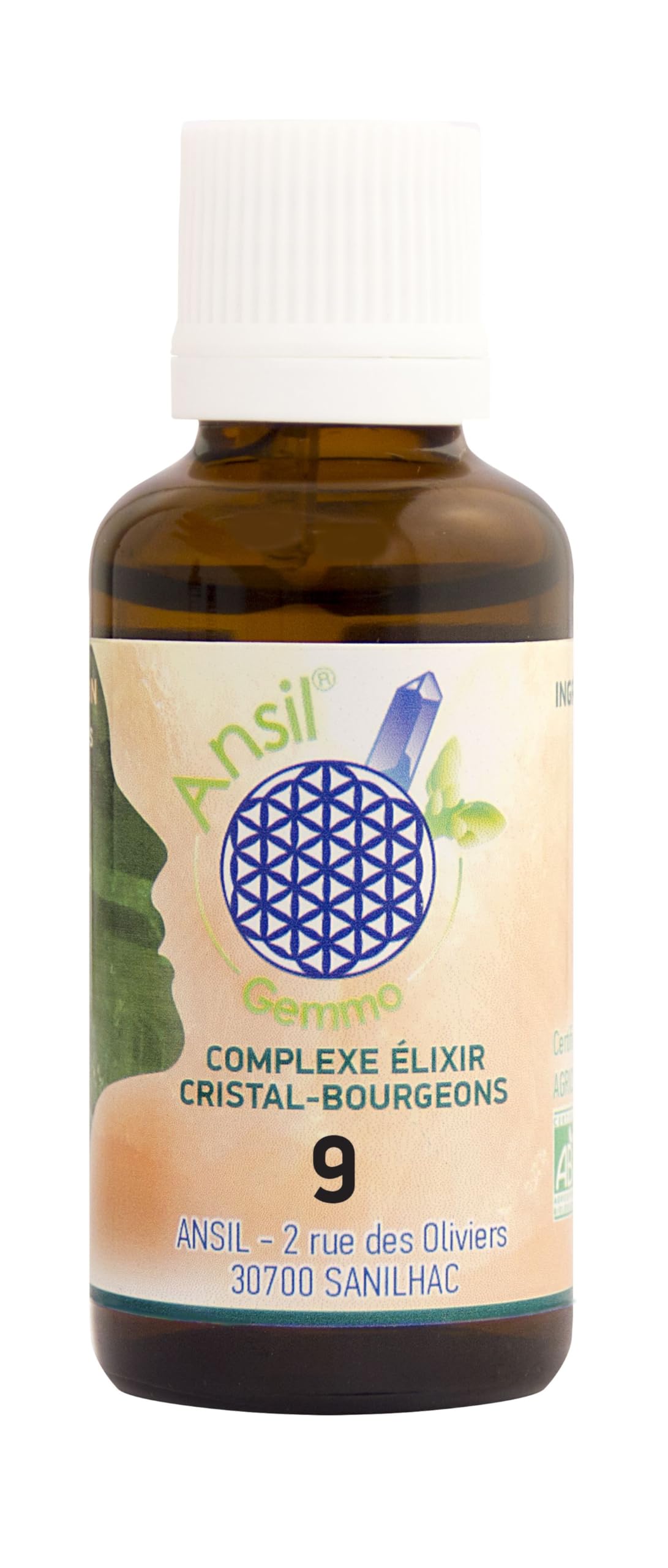 Élixir de chalcopyrite et bourgeons decassis, bouleau, vigne (Cassis) - Ansil - 30 ml