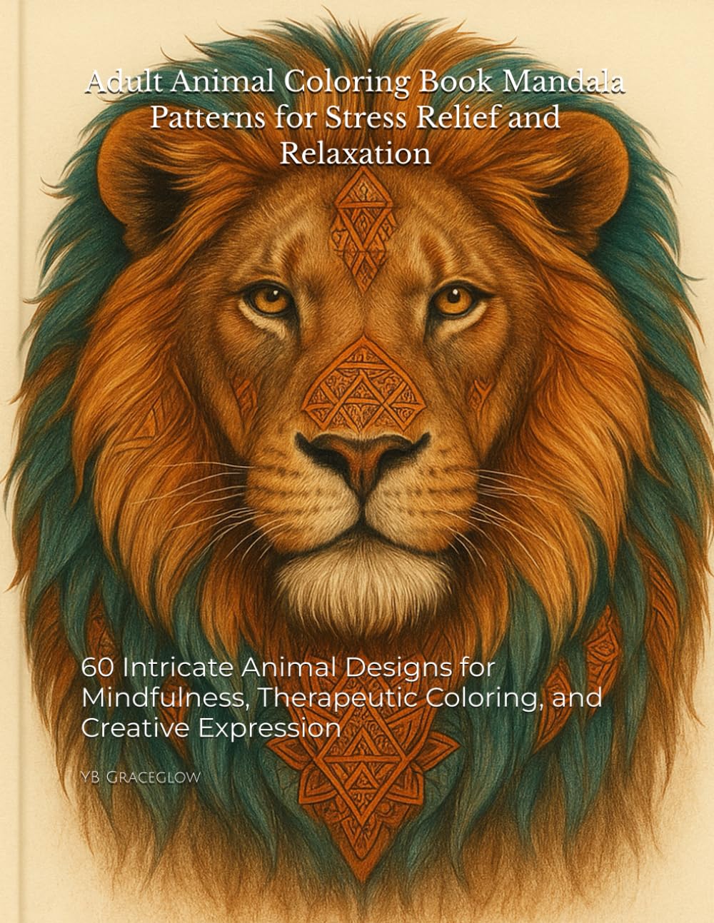 Adult Animal Coloring Book: Mandala Patterns for Stress Relief and Relaxation: 60 Intricate Animal Designs for Mindfulness, Therapeutic Coloring, and Creative Expression