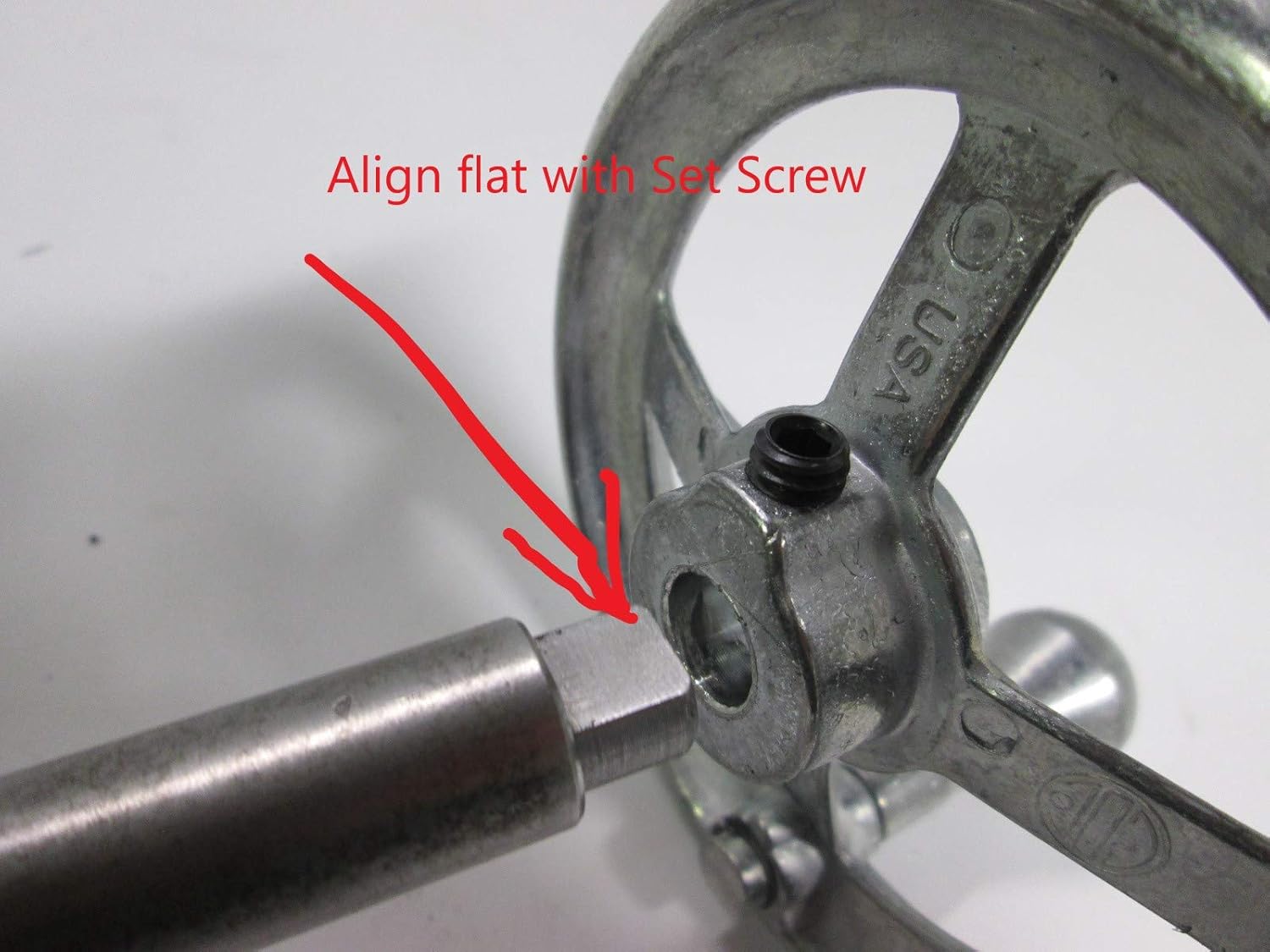 Craftsman 315 Model Series 10" Belt Drive Contractor Table Saw Handwheel Handle Crank 12mm Bore for Blade Tilt or Lift Shaft. (Please See Model List)