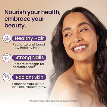 NAD+, Resveratrol, Berberine, Biotin Anti-Aging Gummy - Hair, Skin, Nails & Joint Supplement - Collagen Peptides, Keratin, Zinc, Vitamin K2 & D3 Gummies -Regeneration- Non-GMO - Made in USA 60 Count