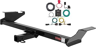 CURT 99301 Class 3 Trailer Hitch, 2-Inch Receiver, 4-Pin Wiring Harness fits 2011-2016 Chrysler Town & Country, 2011-2020 Dodge Grand Caravan