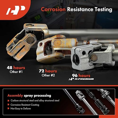 Miniatura 4 de A-Premium Eje inferior de la columna de dirección compatible con Chevrolet Trailblazer 2002-2009, Trailblazer EXT y GMC Envoy, Envoy XUV y Buick