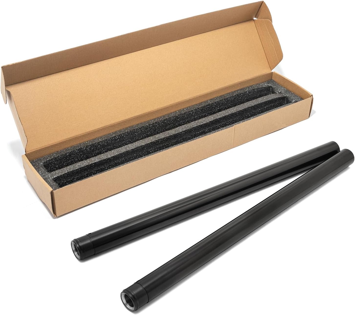 39mm Fork Tube 45395-09 46218-05 for Harley Sportser XL 883 1200 Iron 883 Nightster Forty-Eight Seventy-Two Superlow 37Mn5 Steel 26 4/5" Hard Chrome Finish