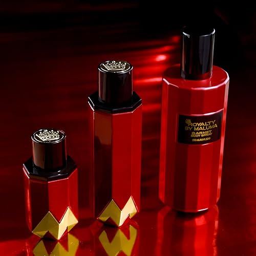 Miniatura 4 de Royalty by Maluma Garnet Body Spray, 8 onzas  Perfume de madera Fougere de larga duración para hombres  Spray corporal audaz y vibrante para hombres