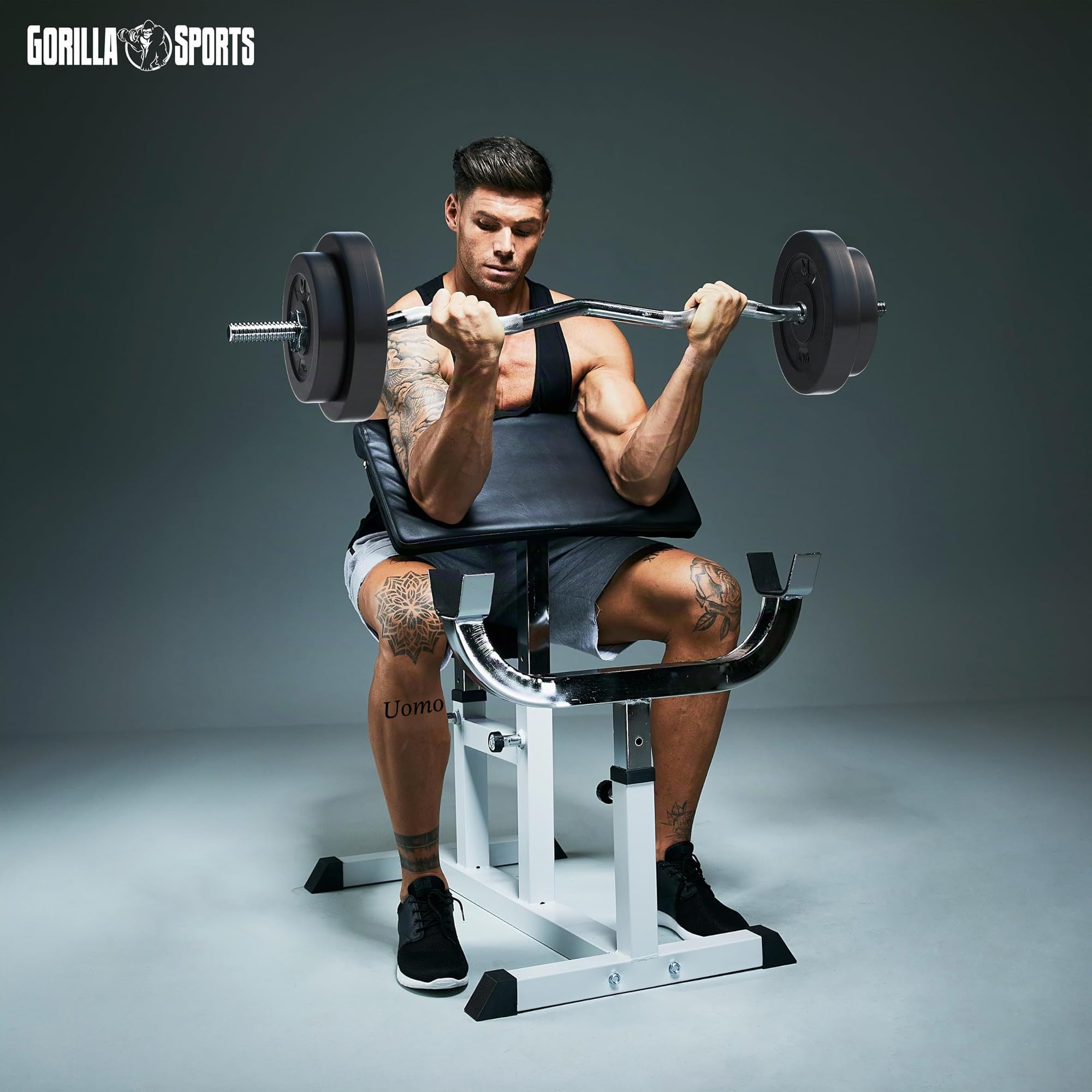 GYRONETICS® Dischi Pesi - 30 kg Set, 2x5 kg e 2x10 kg, Foro 25 mm, in Plastica, Nero - Disco Peso, Piastre per Bilanciere, Manubri, Palestra, Allenamento a Casa, Fitness, Sollevamento