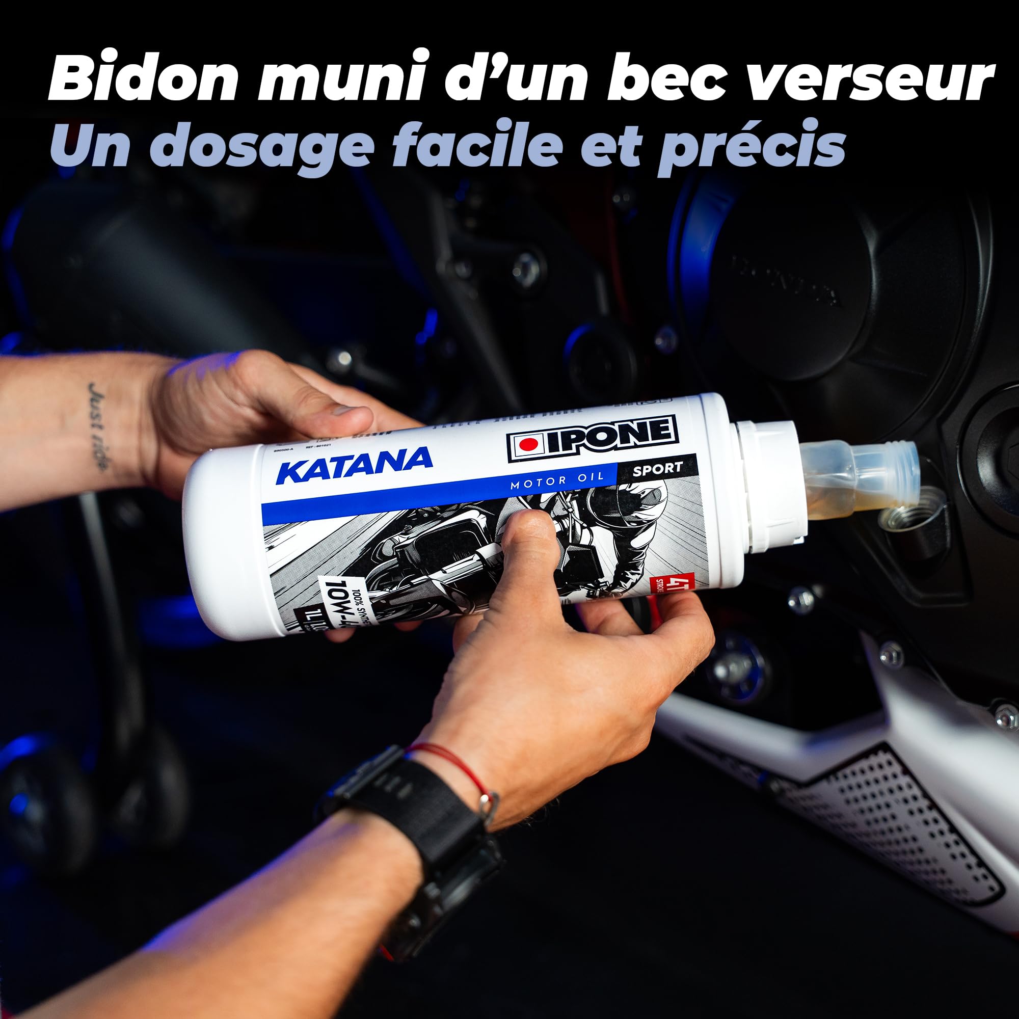 Huile Moteur 4 Temps 100% Synthétique KATANA ATV 5W‑40