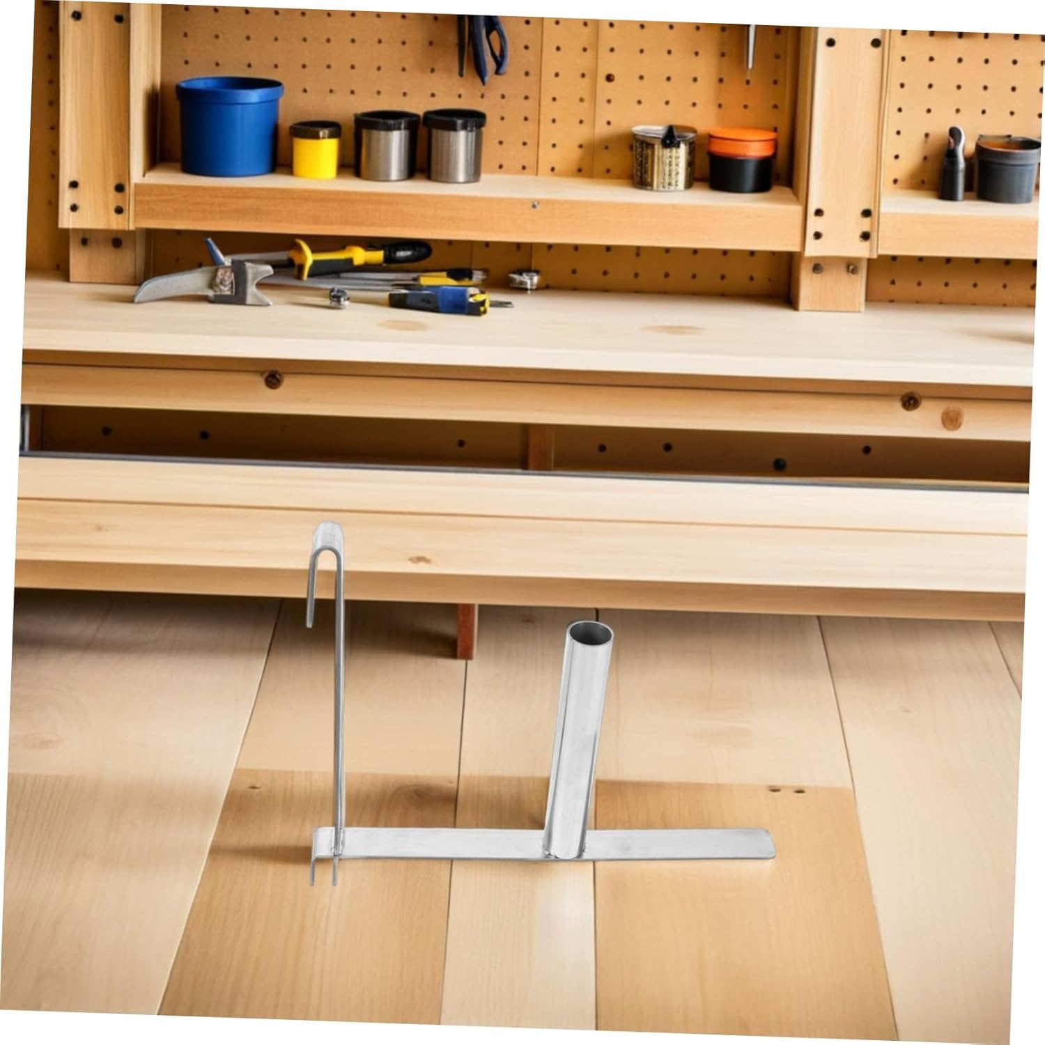 BESTonZON Heavy Duty Outdoor Privacy Screen Strip Hook Metal Fence Mounting Bracket for Quick Setup Secure Stable Garden Privacy Enhancement Tool