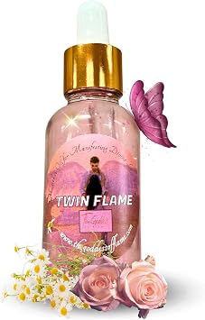 Twin Flame Oil 1 oz | Love, Union & Passion Ritual Oil for Soulmate Attraction, Emotional Healing & Divine Connection | Wiccan, Pagan, Hoodoo, Conjure & Spiritual Practices