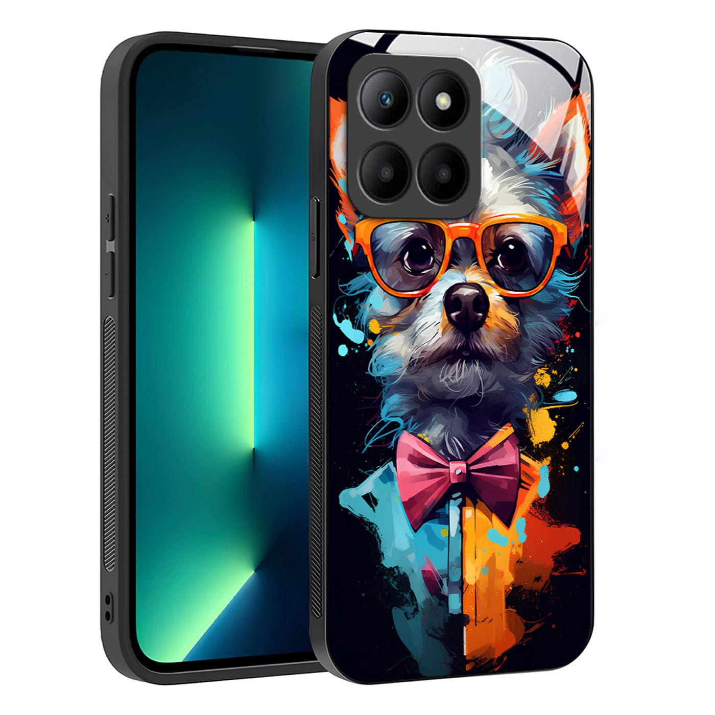 ZXLZKQ Cover Per Honor X6b JDY-LX1 (6.56 "), Ultra Sottile Antiurto X Anti-Graffio Clear Case, Morbido Silicone TPU Bumper Protettiva Custodia Per Honor X6b JDY-LX1 - Camelia - Foto 3