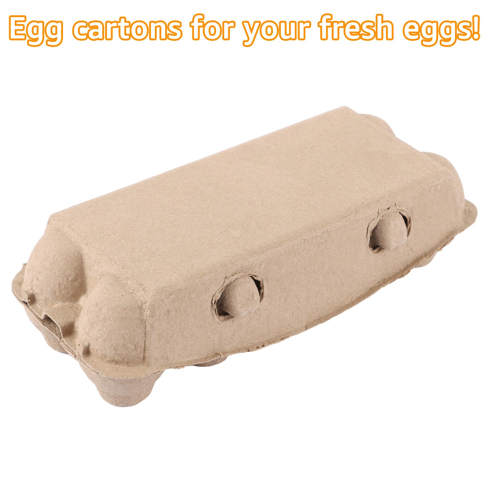 Eierdoos eierdozen 10 karton 10 stuks eierdoos onbedrukte eierdozen met deksel voor elk 10 eieren (bruin
