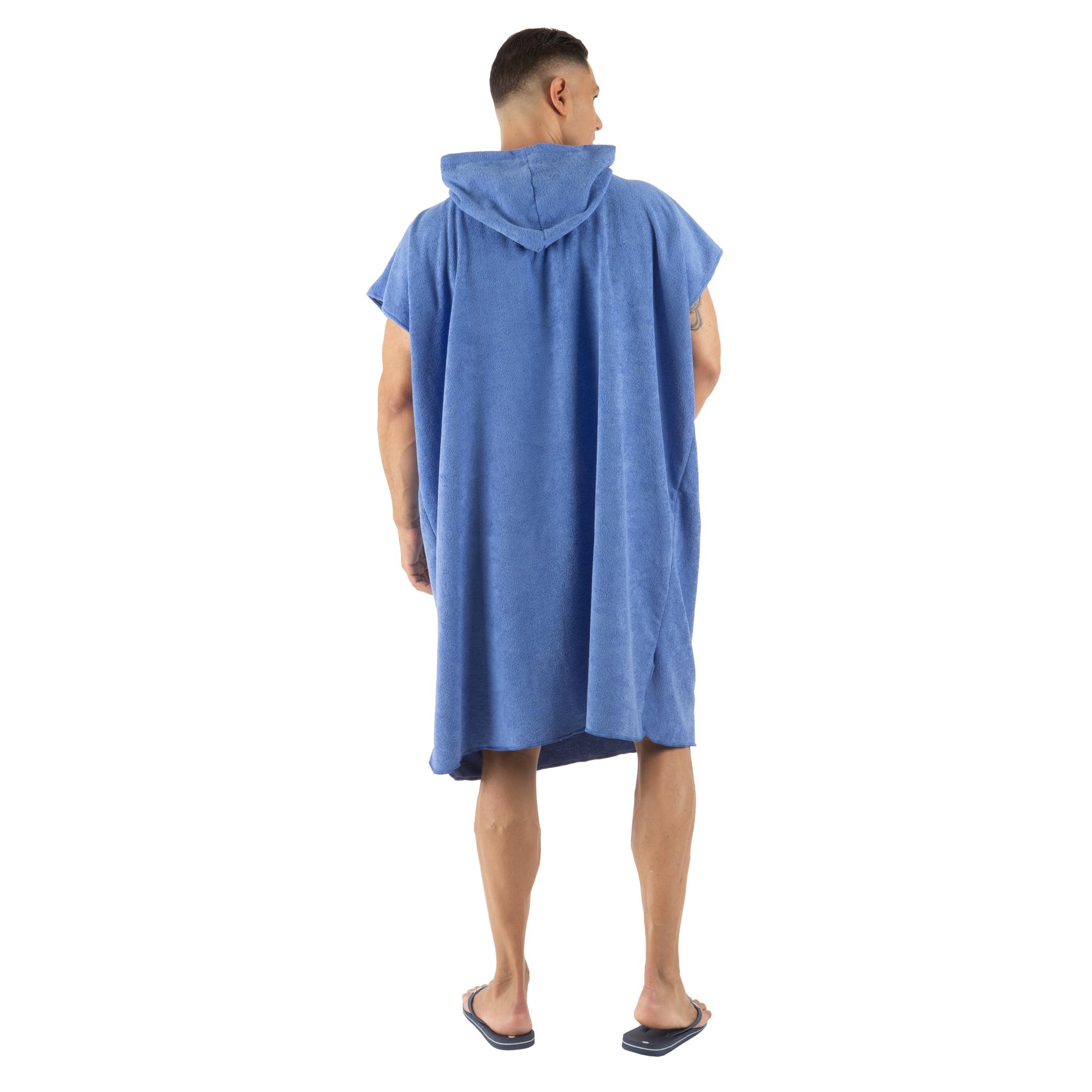SEAC Poncho - Poncho Microfibra per Surf, Sport Acquatici in Microfibra per Adulti | Asciugamano Accappatoio Super Assorbente a Rapida Asciugatura | Ideale per Surf, Mare, Piscina e Sport Acquatici