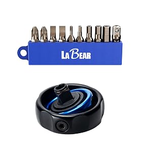 LABEAR- 3/8" Drive Gimbal Ratchet with 1/4" bit holder, Palm Ratchet Handle, 72 Tooth - Amazon product rated Grade A
